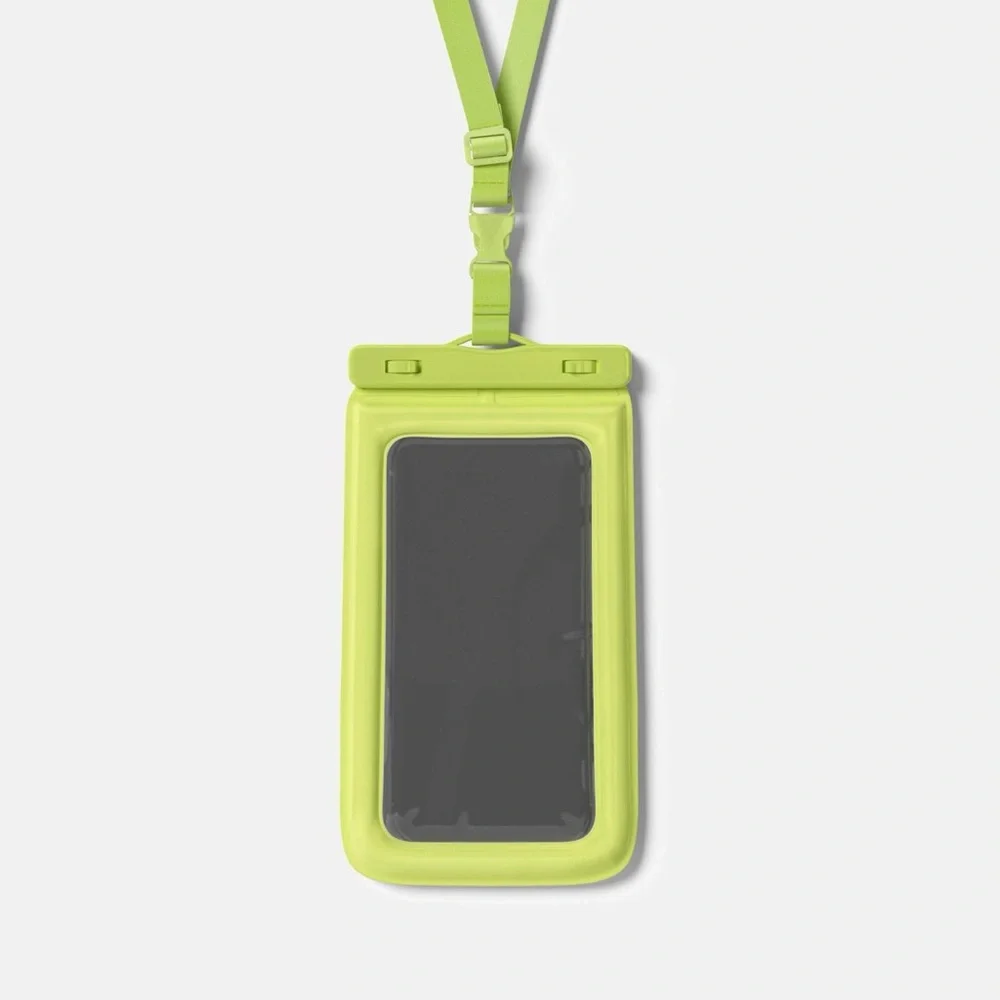 NWT heyday™ Waterproof Phone Pouch w/ Lanyard – Pastel Lime